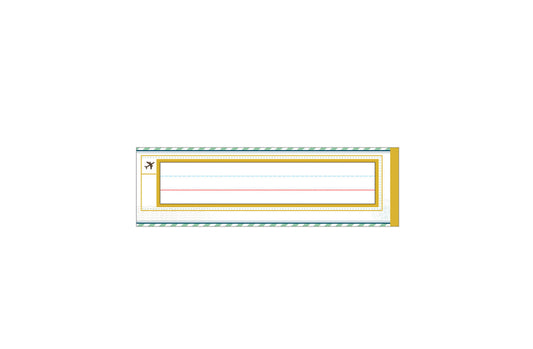 Let's Explore Name Plates. 36ct