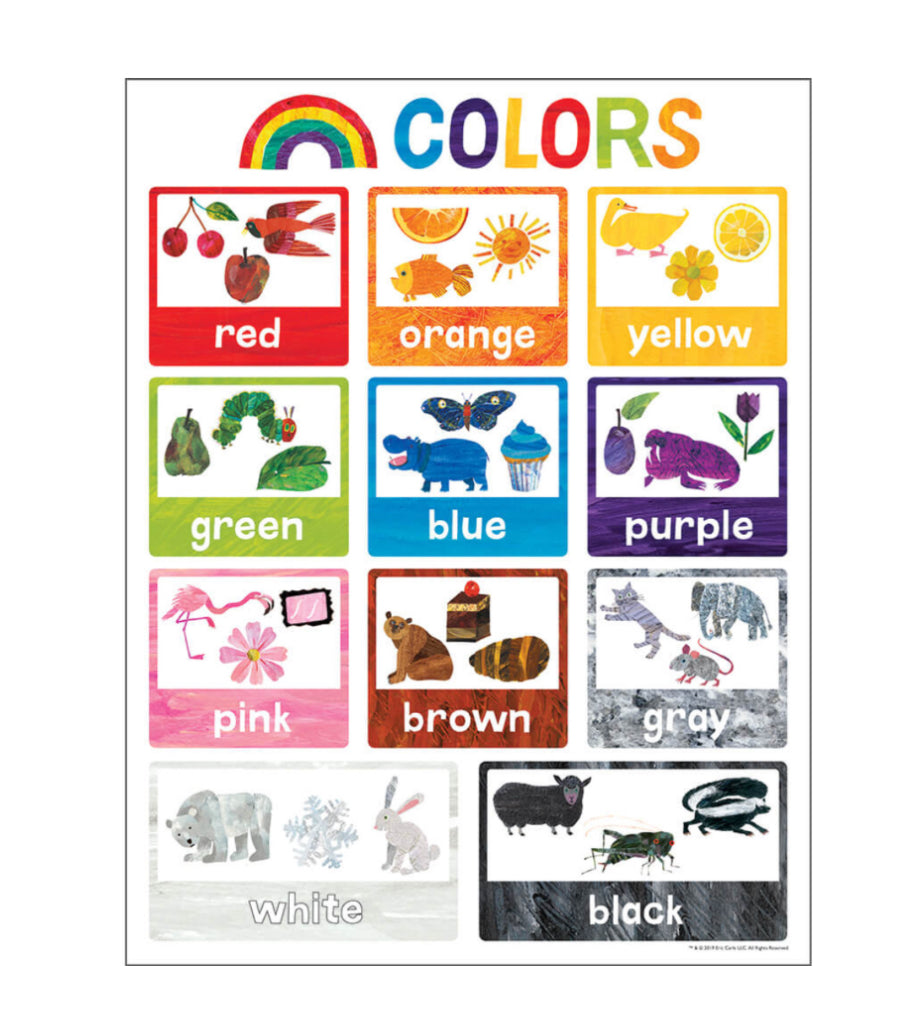 World of Eric Carle Colors Chart