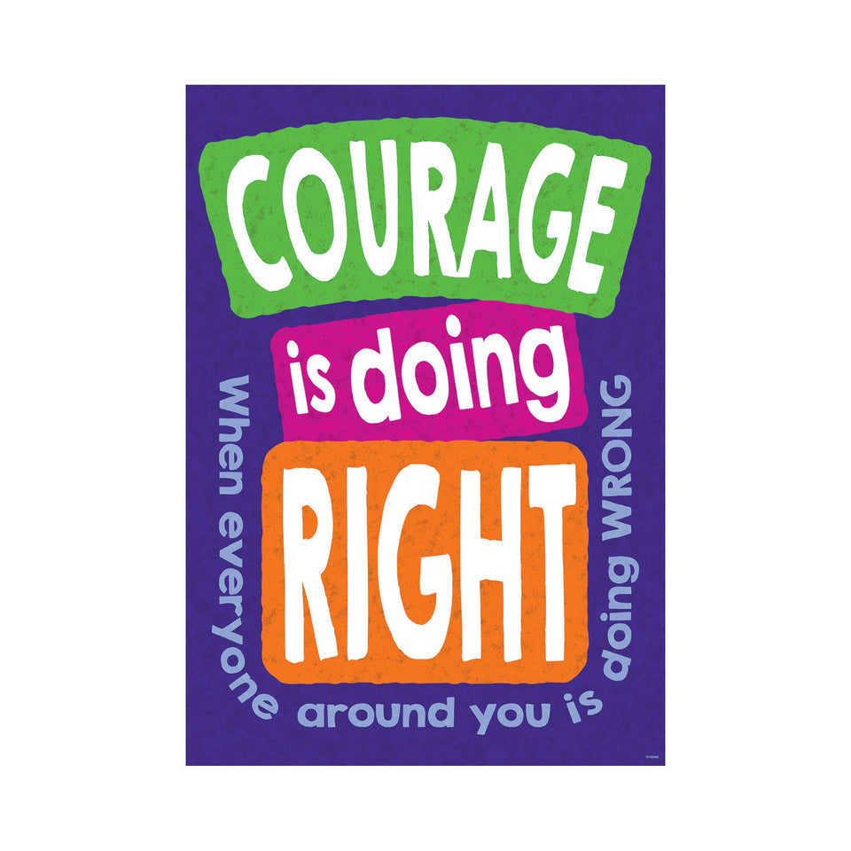 ANGUS Motivational Poster- Courage is doing Right…