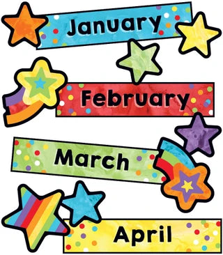 Celebrate Learning Months of the Year Mini Bulletin Board Set - 28 pieces