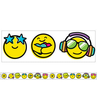 Smiley Faces Straight Borders