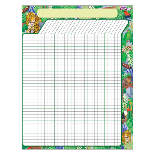 Rainforest Incentive Wipe-off Chart