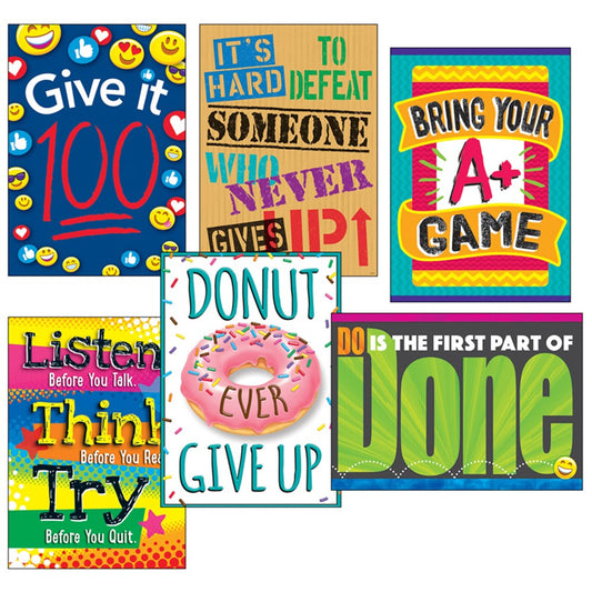 Make the Effort 6-piece Motivational Chart Set