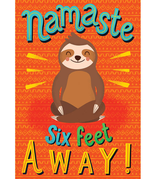 Namaste Six Feet Away!  Chart