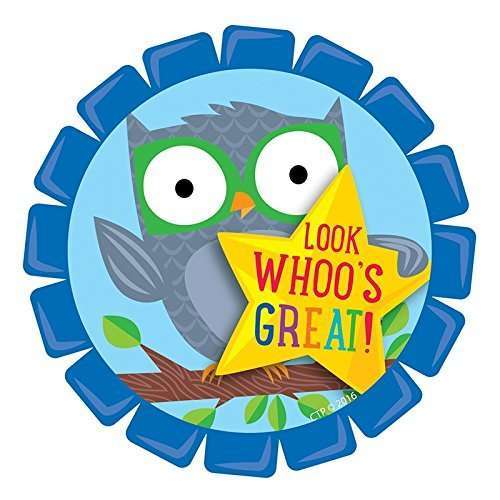 Woodland Friends Look Whoos Great Classroom Badge Stickers