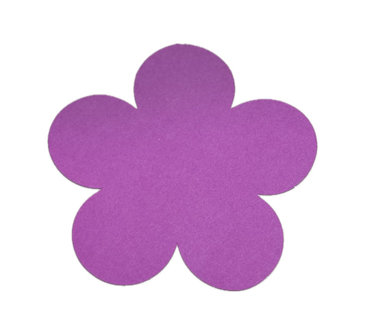 Paper Cut-Outs - Purple Flower. 32 pieces