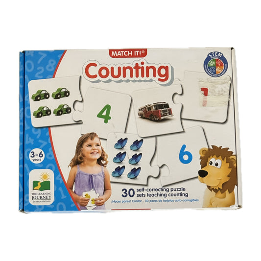 Match It! Counting Puzzle. 30 pieces