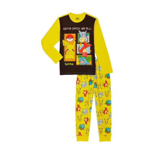 Boys Pokémon 2-piece Cotton Pajamas