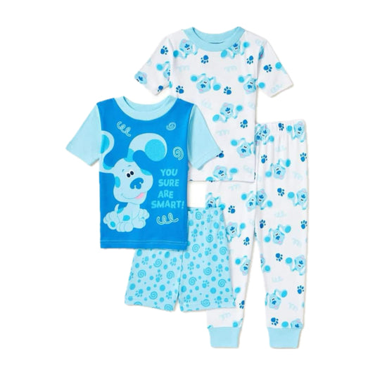 Blues Clues 4-piece Cotton Pajamas Set.  2T
