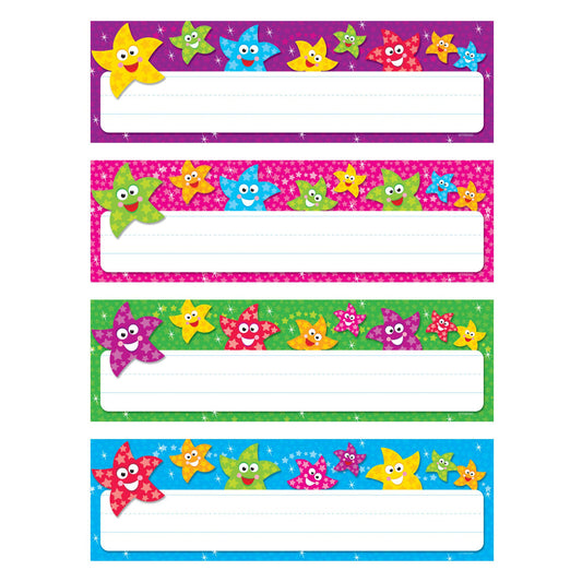 Dancing Stars Name Plates - Variety Pack. 32 ct