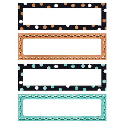 I ♥ Metal™ Dots & Embossed Name Plates - Variety Pack. 32 ct