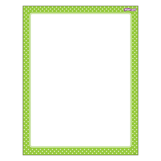 Polka Dots Lime Wipe-Off® Chart