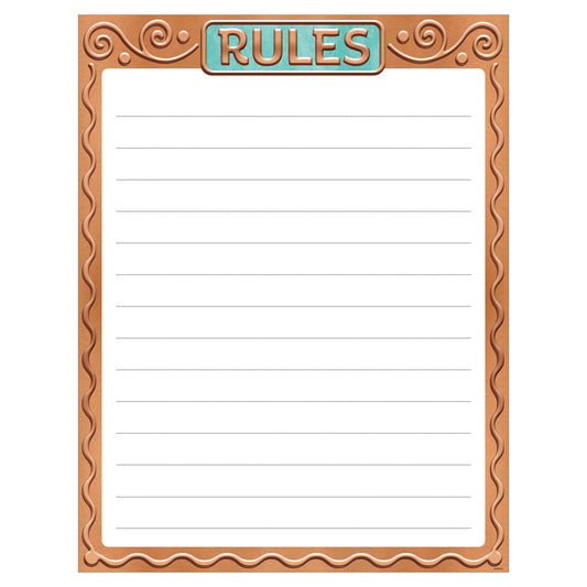 I ♥ Metal™ Blank Rules Chart