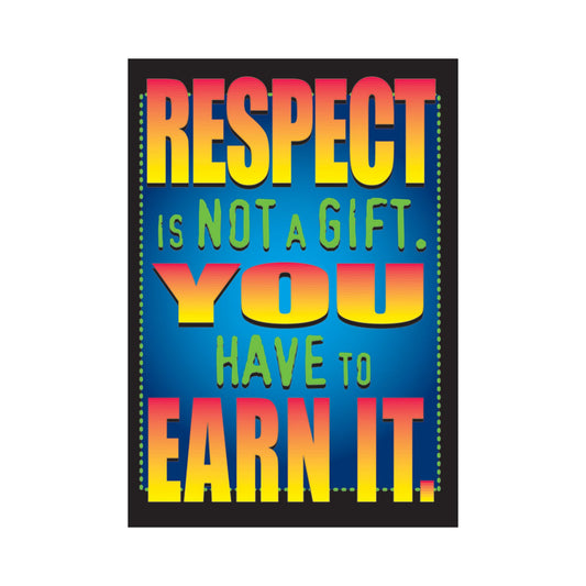 Respect is not a Gift. ARGUS® Poster