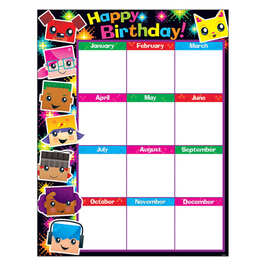BlockStars!® Birthday Chart